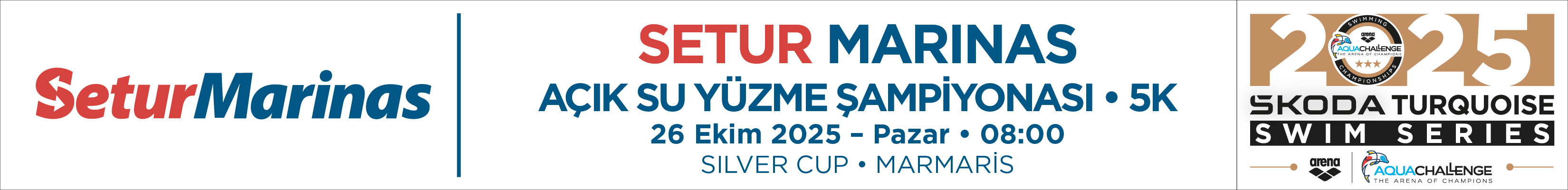 2025 Skoda Turquaz Swim Series Setur Marinas 5K