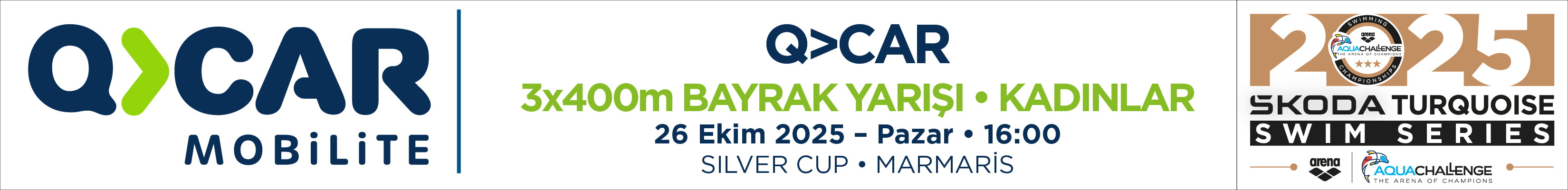 2025 Skoda Turquaz Swim Series Q>Car Bayrak Yarışı - Kadın